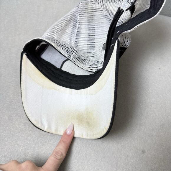 Federal Ammunition Printed Baseball Cap Black White Cotton Blend Hat Adult Size - Picture 6 of 7